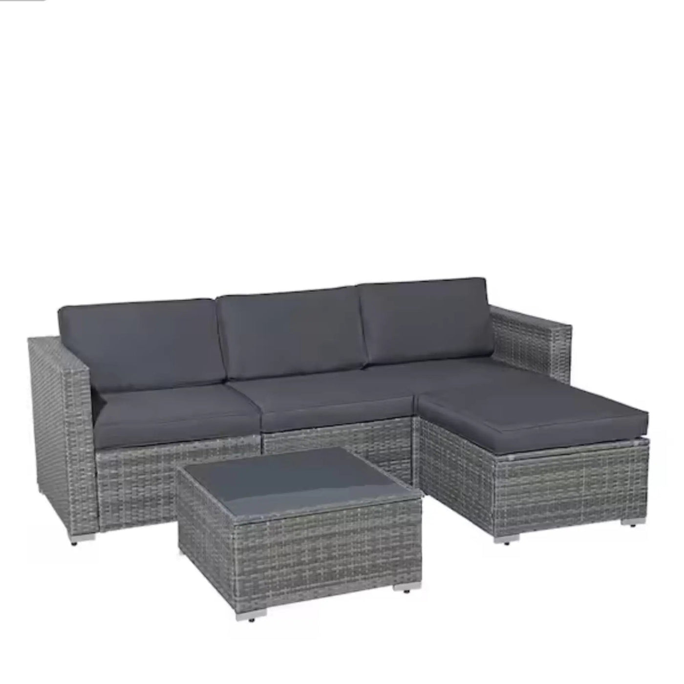Modern Patio Set With Coffee Table by HouseOfZazla