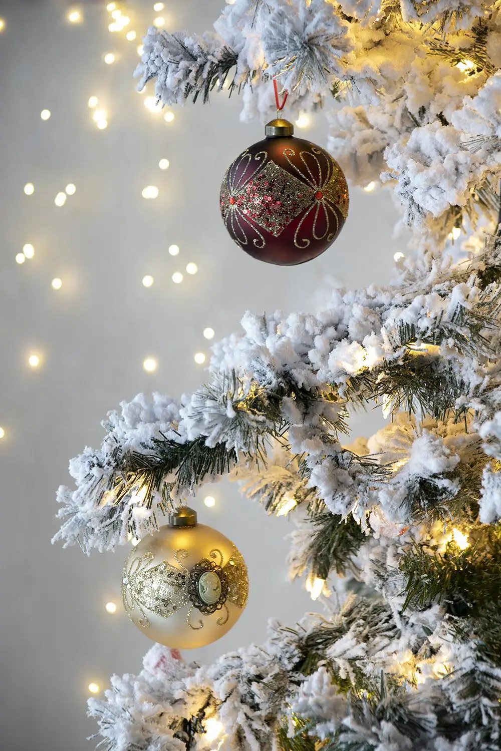 Decorative Hanging Ball Christmas Tree Ornaments For Holiday Decorations (Set of 6) by HouseOfZazla