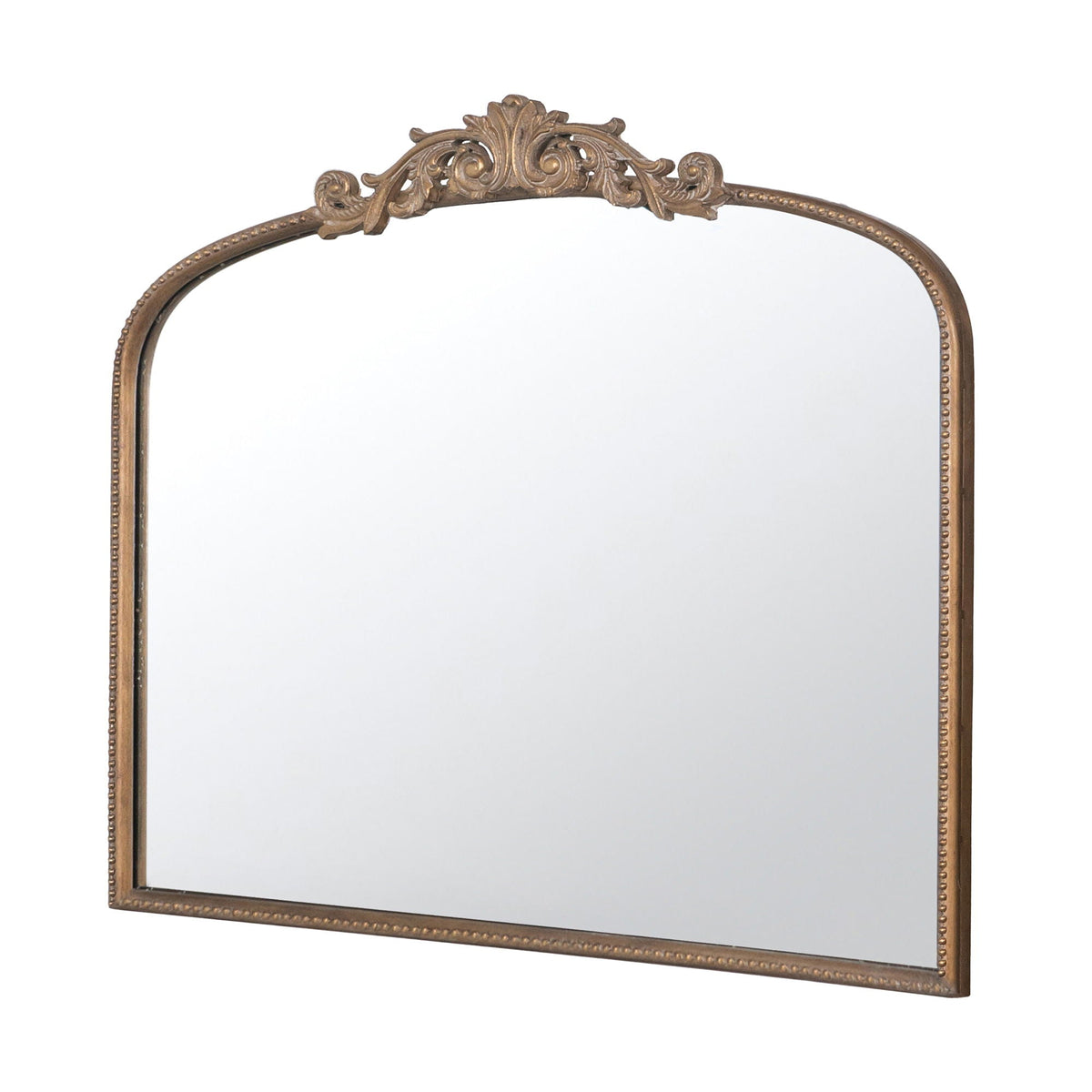 Baroque Inspired Arch Wall Mirror with Ornate Design - Gold or Black, photo 30 of 40
