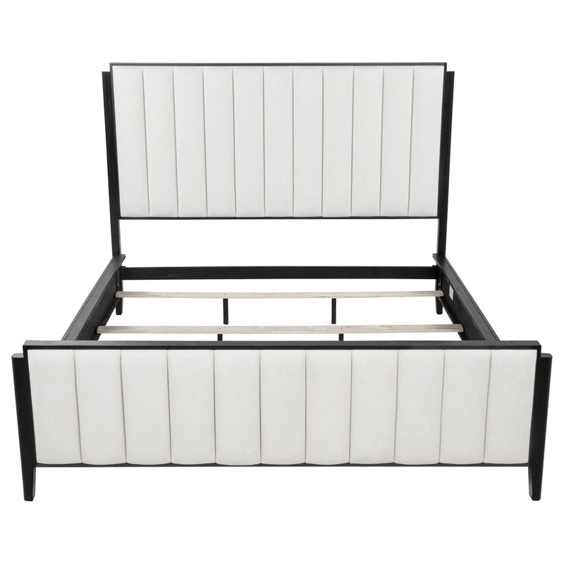 Brookmead 60-inch Upholstered California King Bed Black by Unique Piece Furniture