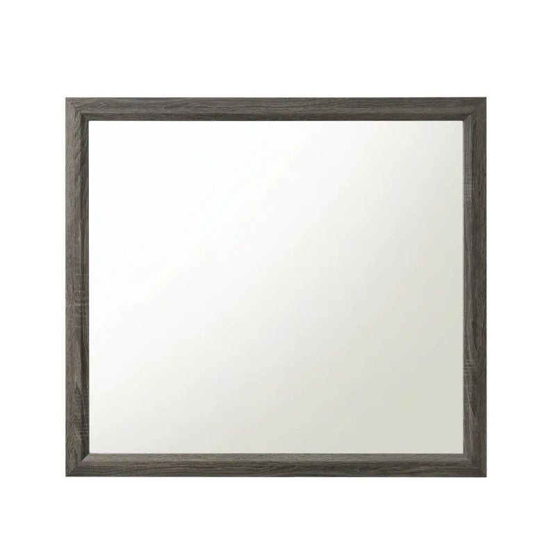 Valdemar - Mirror - Weathered Gray by Unique Piece Furniture