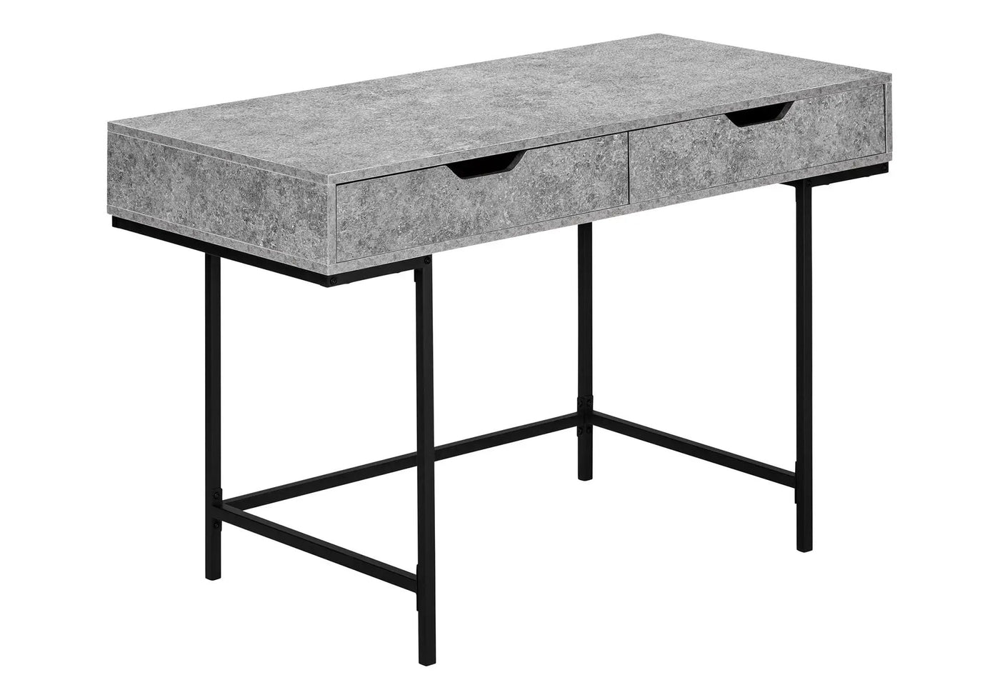Computer Desk For Home Office, Laptop, Storage Drawers, Contemporary & Modern by HouseOfZazla
