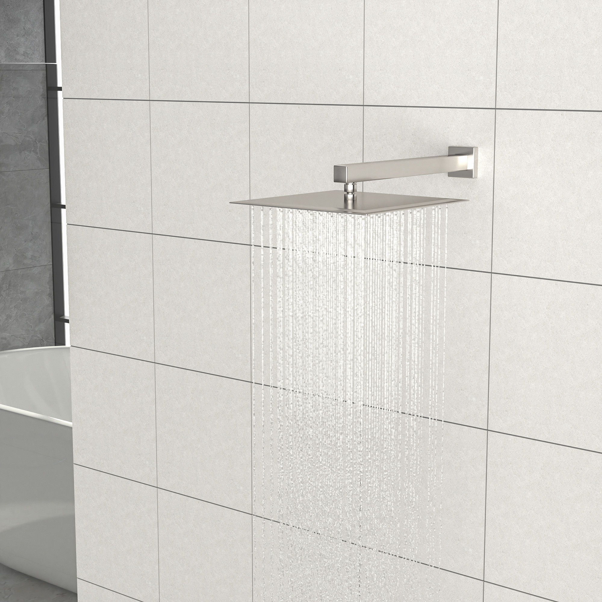 Wall Mounted Shower Arm With Flange by HouseOfZazla