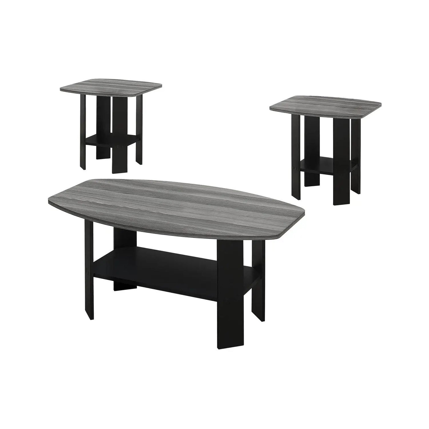 Table Set, Coffee, End, Side, Accent For Living Room (Set of 3) by Unique Piece Furniture