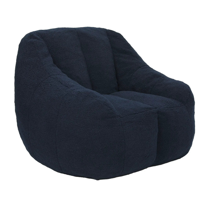 Comfy Bean Bag Chair With Memory Foam Filler, Tufted Soft by HouseOfZazla