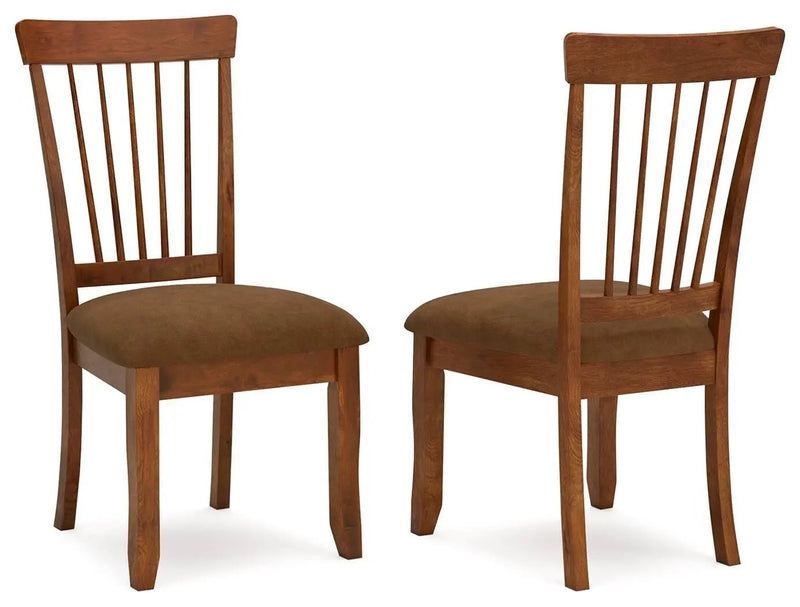 Berringer - Dining UPH Side Chair (Set of 2) - Rustic Brown by Unique Piece Furniture