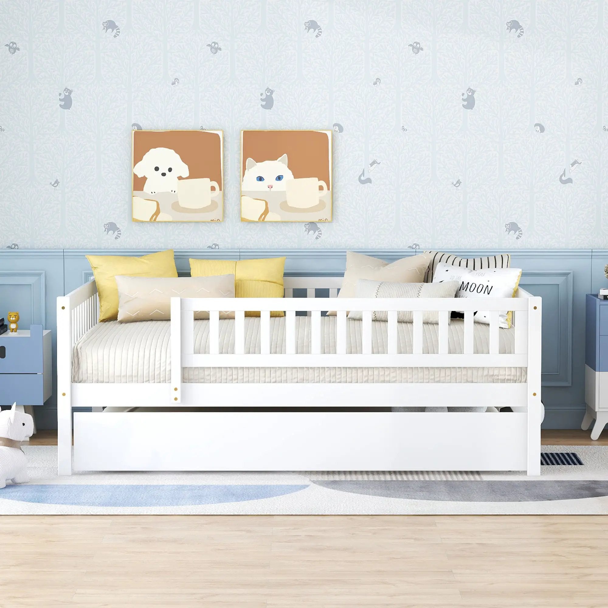 Multi Functional Wooden Daybed Bed by Unique Piece Furniture