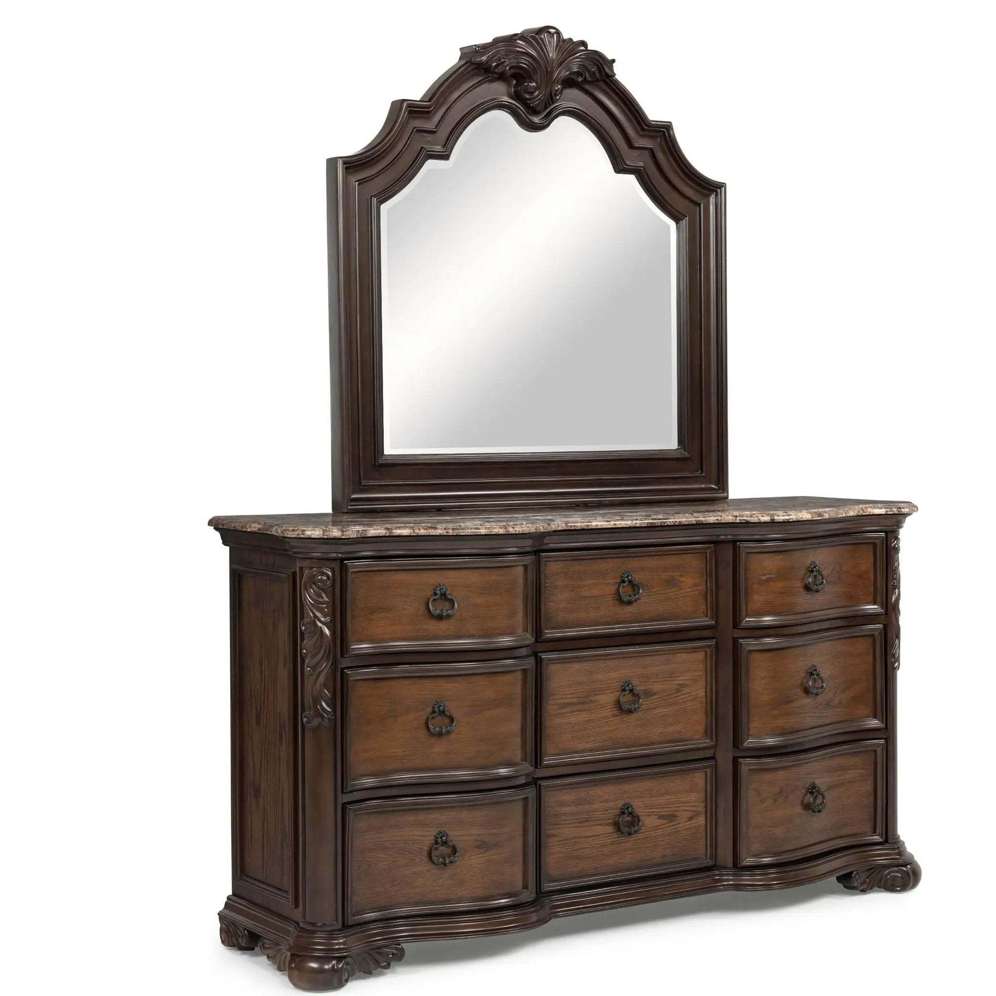 9 Drawers Dresser - Brown / Coffee by HouseOfZazla