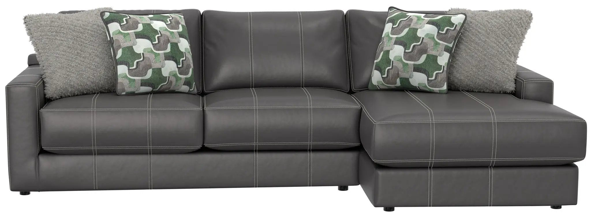 Minori - Italian Leather Sectional by Unique Piece Furniture