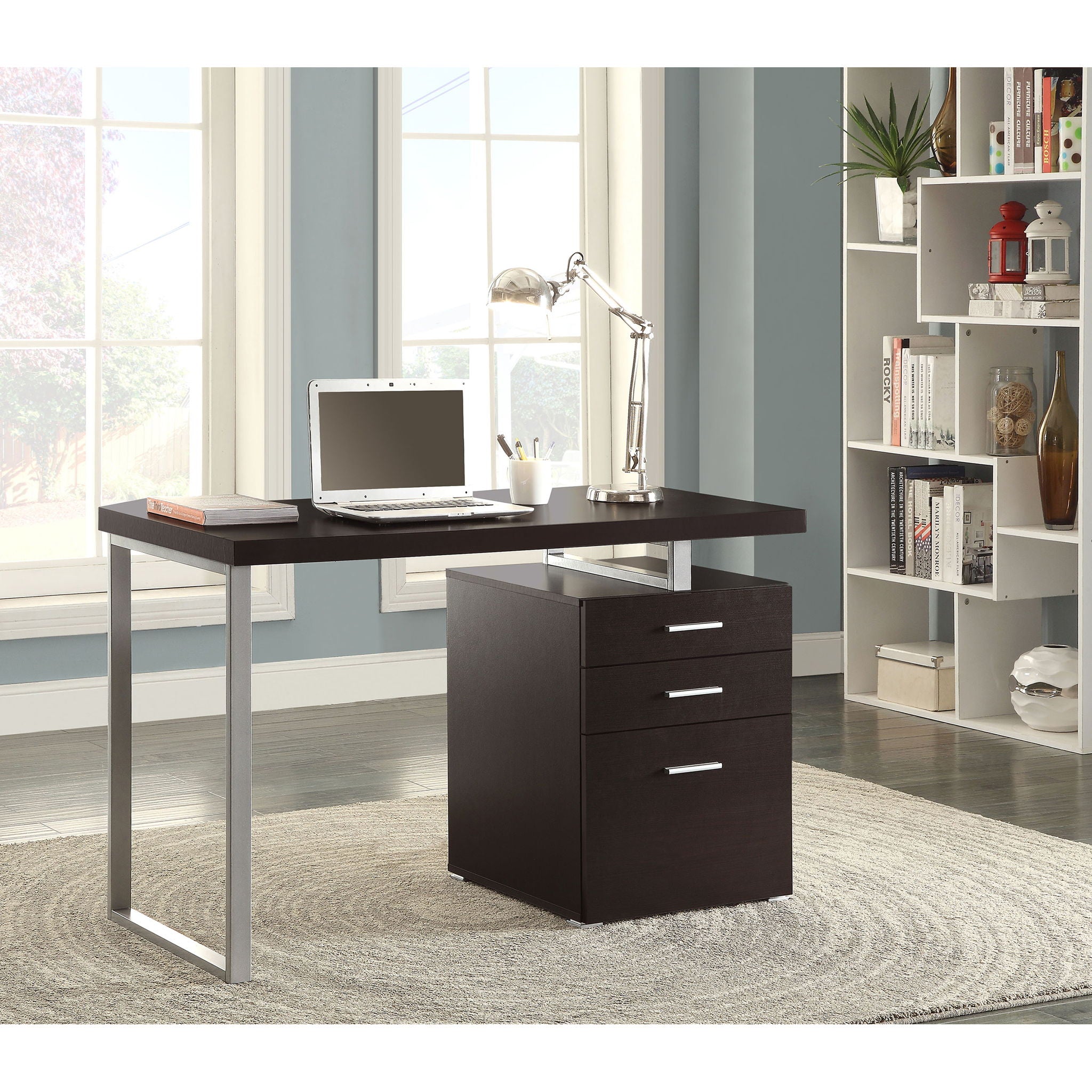 3 Drawer Reversible Office Desk by HouseOfZazla
