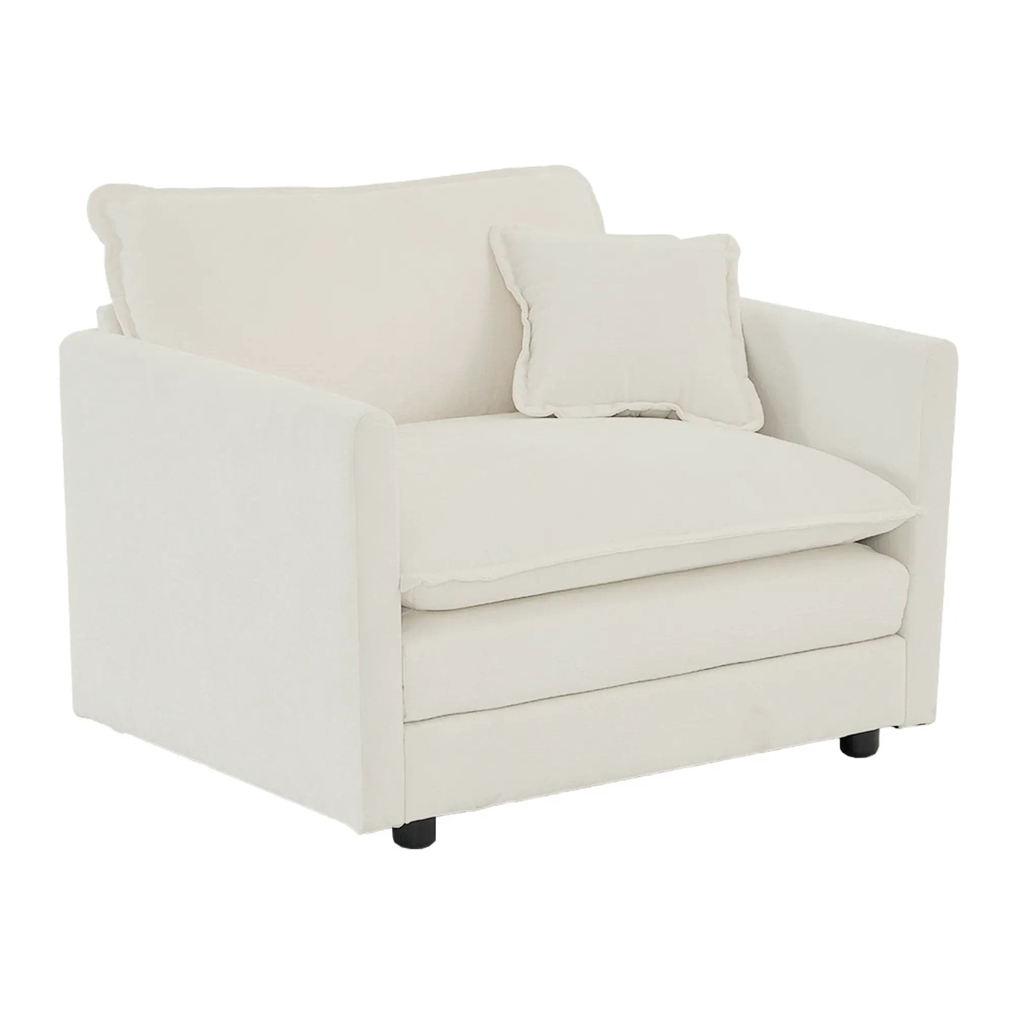 Accent Chair Set of 2, High-End Chenille Upholstered Armchairs by HouseOfZazla