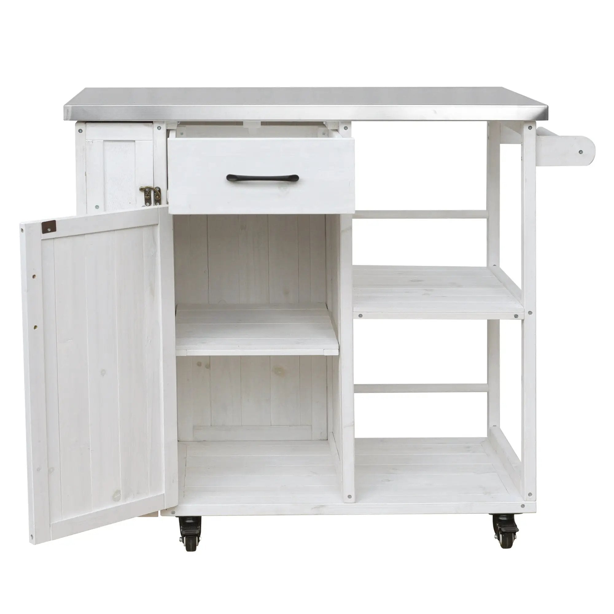 Outdoor Kitchen Island Fir Wood Prep Station by HouseOfZazla