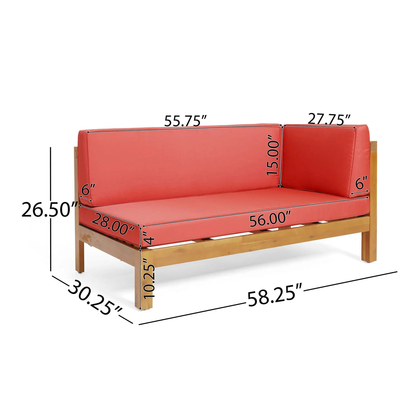 Brava X Back Corner Bench With Coffee Table by HouseOfZazla