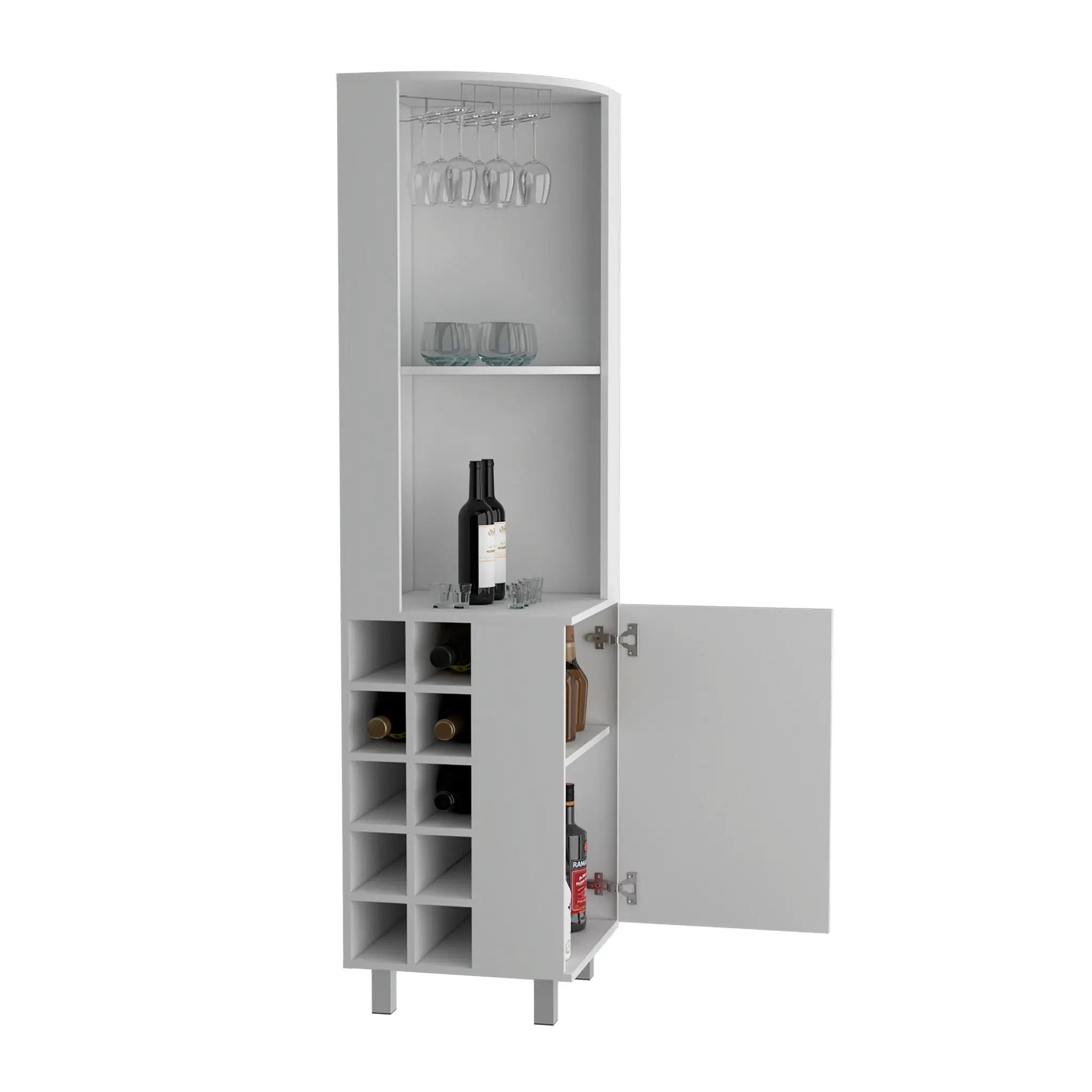 Kaia 70" Tall Corner Bar Cabinet by HouseOfZazla
