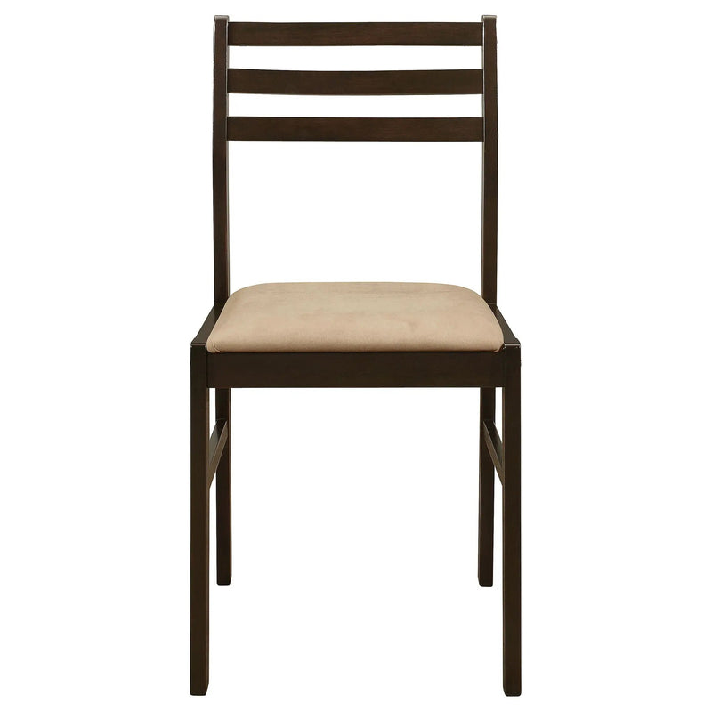 Bucknell 3-piece Round Drop Leaf Dining Table Set Cappuccino by Unique Piece Furniture