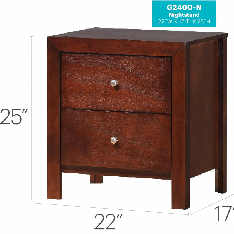 Charming Nightstand With Drawers by Unique Piece Furniture