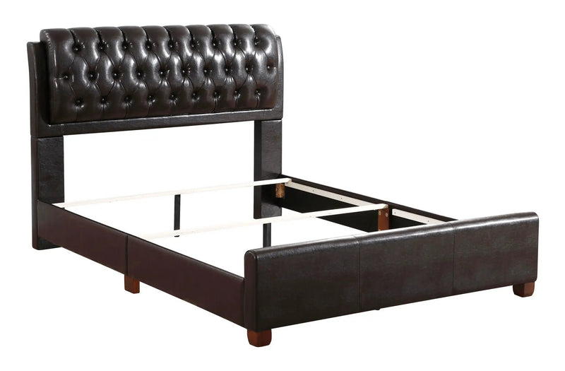Tufted Upholstered Bed by Unique Piece Furniture