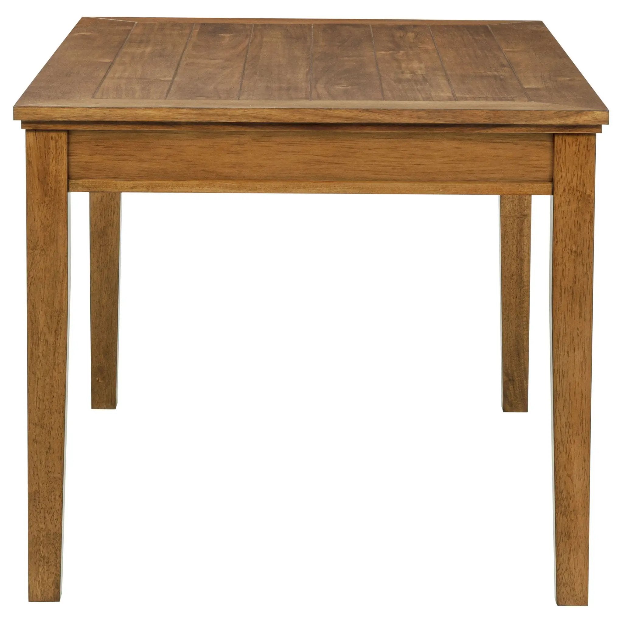 Atwood Rectangular Wood Dining Table Warm Brown by Unique Piece Furniture