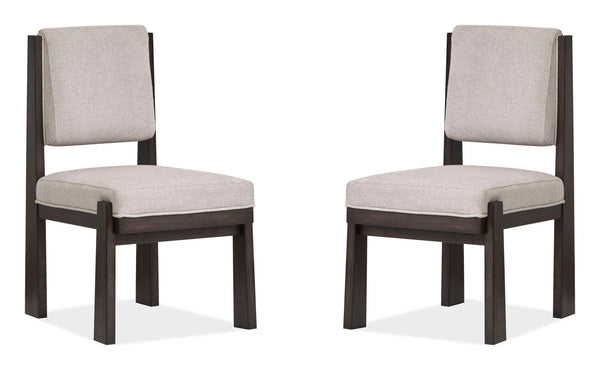 Tauren - Upholstered Side Chair (Set of 2) - Coffee Bean