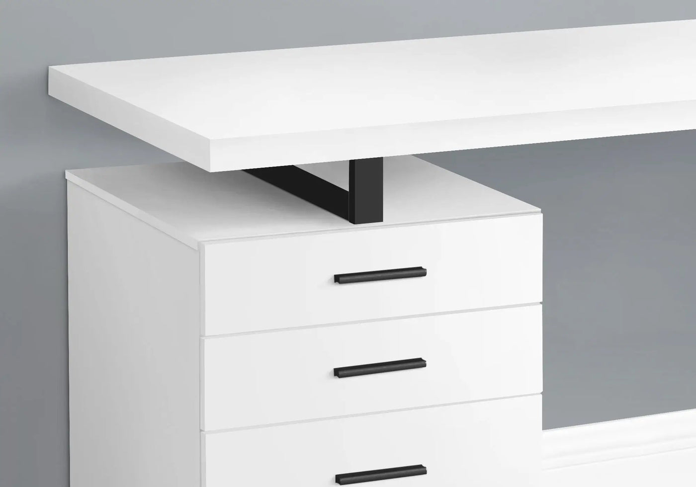 Computer Desk For Home Office, Left or Right Setup with Storage Drawers by HouseOfZazla