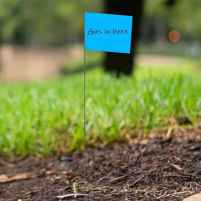 Zozen Marking Flags, Blue Color/1000 Pcs/15x4x5 Inch, Yard Flags for Lawn & Irrigation & Landscape & Sprinkler & Survey & Dog Training. by GreenHaven Gardens