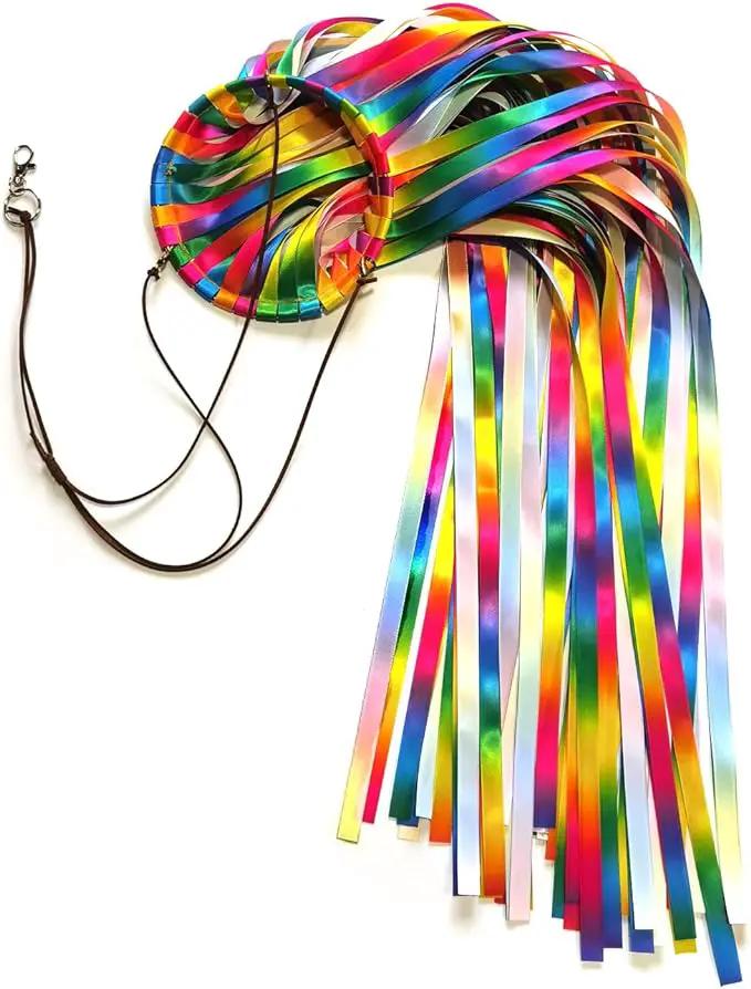 Ribbon Windsock Streamer, Outdoor Decorations for Your Patio, Garden, Yard, Dock and Camper, 49-Inch, WS49-YH by GreenHaven Gardens