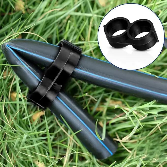 Maitys Irrigation Fittings Kit for Tubing 32 Piece Set, 8 Tees, 8 Couplings, 8 Elbows and 8 End Cap Plugs Barbed Connectors for Drip Sprinkler Systems, Garden, Patio, Lawn or Flower Bed (1/2 Inch) by GreenHaven Gardens