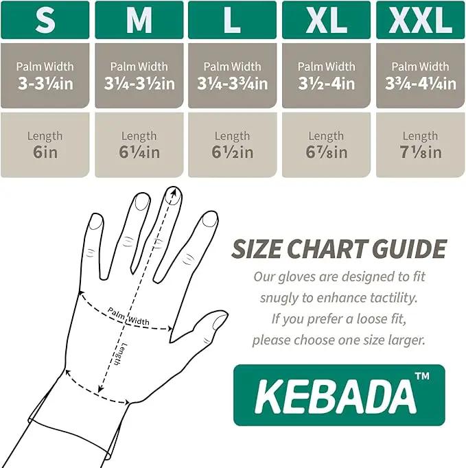 Kebada W2 Work Gloves for Men and Women, Nitrile Coated Working Gloves for Gardening, Construction, Warehouse, Safety Gloves for Work in Yard and Outdoors, 6 Pairs, Large by GreenHaven Gardens