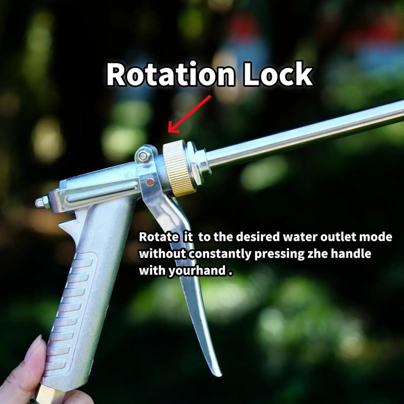Agricultural Spray Guns, Fruit Tree Sprinkler, Electric Spray, High-Pressure Spray, Long Rod, Even Spray, Direct Spray, Lrrigation and Cleaning (Blue headed alloy spray gun) by GreenHaven Gardens