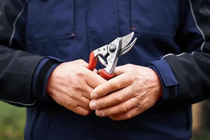 Felco F 15 Pruning Shears – 4.7" Garden Clippers with Rubber Grip & Anvil Blade | Hand Pruners for Gardening | Garden Tool Cutter with Forged Aluminum Handle, Lightweight Precision for Small Hands by GreenHaven Gardens
