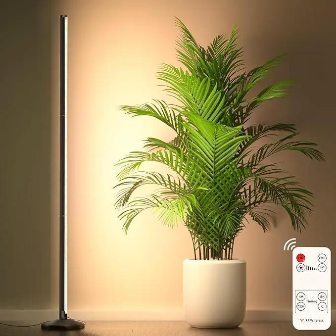 bedee LED Grow Light for Indoor Plants: 50 Inch Full Spectrum Plant Lights for Seed Starting with Timer and 10 Level Dimmable Standing Plant Growing Lamp for Greenhouse with Hanging Accessories by GreenHaven Gardens