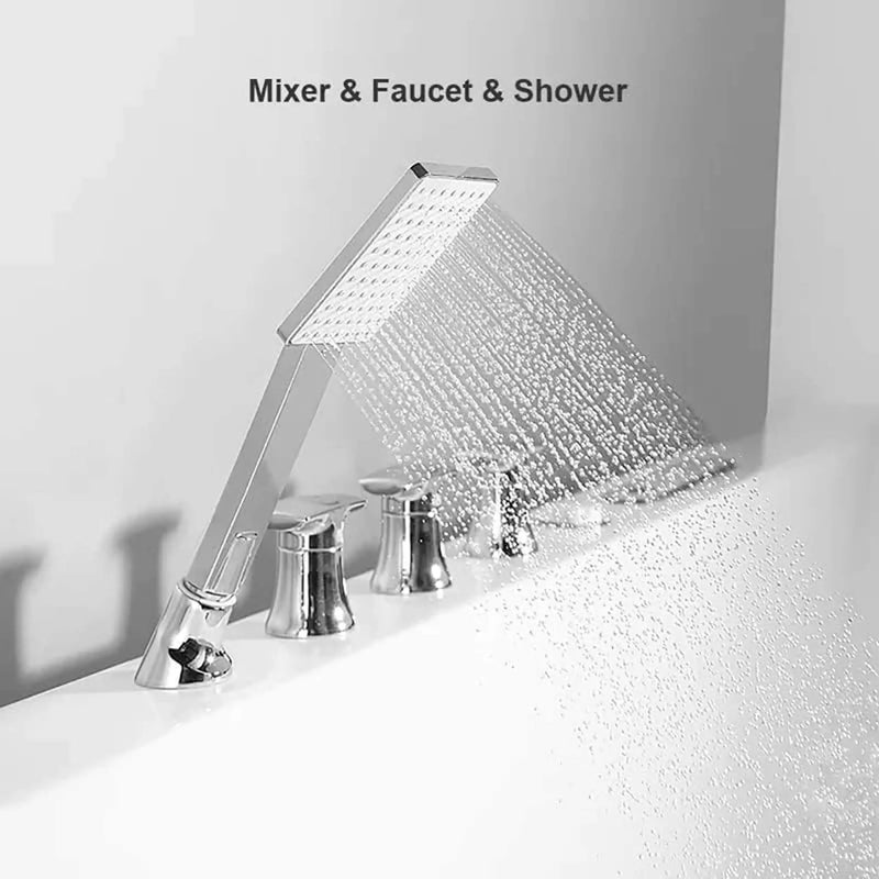 Nuvia Solstice 71-Inch Luxury 2-Person Acrylic Whirlpool Tub With LED Lights Jets And Faucet (SAK69173) by SAKSBY WHOLESALE