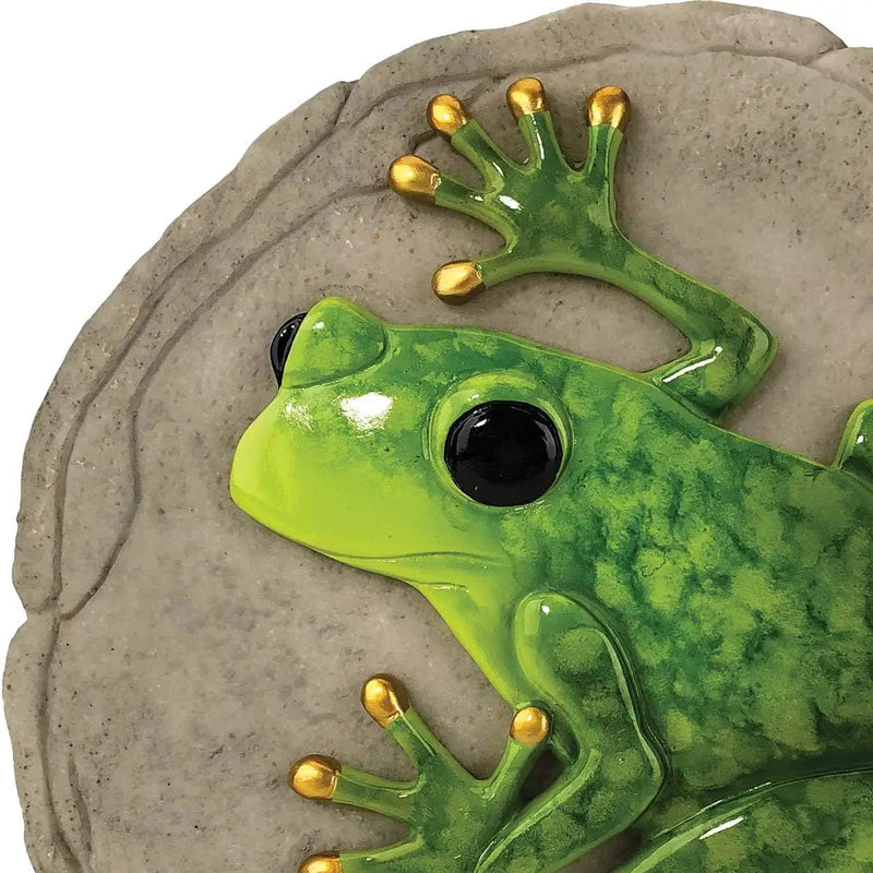 Spoontiques -Garden Décor - Raised Frog Stepping Stone - Decorative Stone for Garden by GreenHaven Gardens