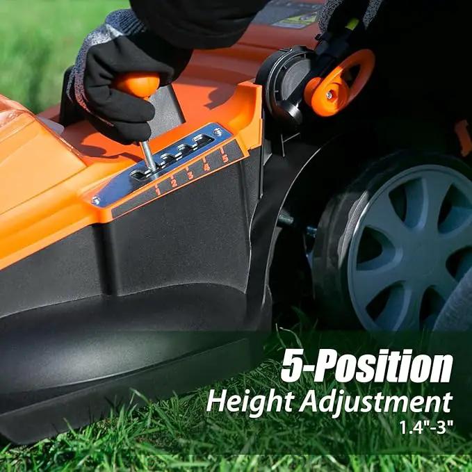LawnMaster CLMF4817E 48V MAX* Brushless Mower with 2X24V MAX* 4.0Ah Battery and a Dual Charger by GreenHaven Gardens