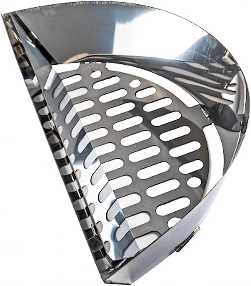 SnS Grills Slow ‘N Sear Charcoal Inserts for Low ‘N Slow & High-Heat Cooking - Patented Stainless Steel Accessories for Kettle Grills - Charcoal Basket 18" by GreenHaven Gardens