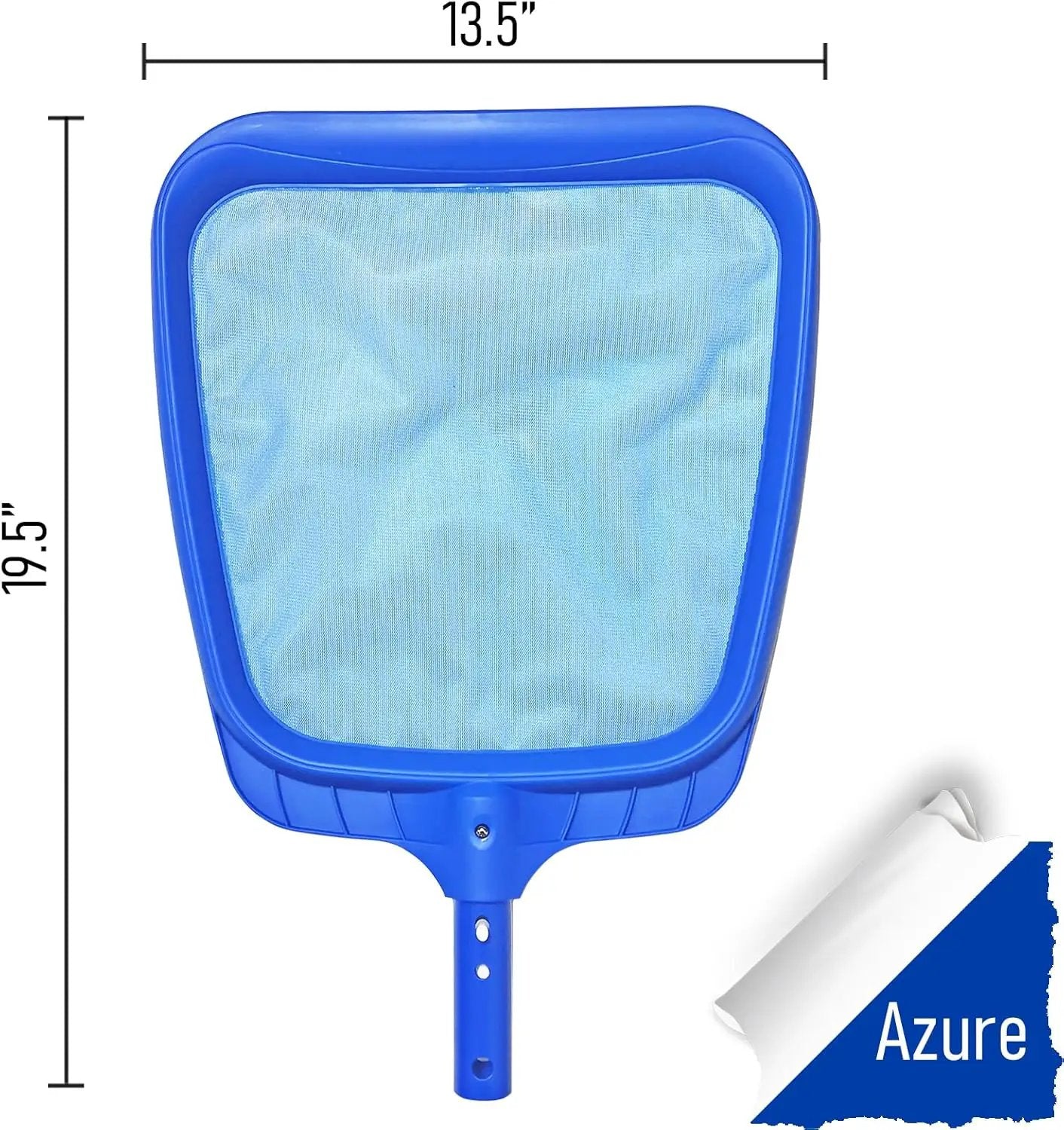 Poolvio Heavy Duty Swimming Pool Leaf Skimmer Net with Strong Reinforced Handle for Cleaning Swimming Pools, Hot Tubs, Spas and Fountains by GreenHaven Gardens