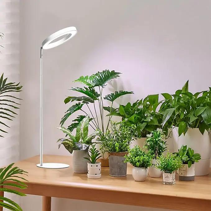 yadoker Plant Grow Light for Indoor Plant,Desk LED Grow Light,Height Adjustable,Automatic Timer with 8/12/16 Hours,10-Level Brightness,Ideal for Small Plant Grow by GreenHaven Gardens