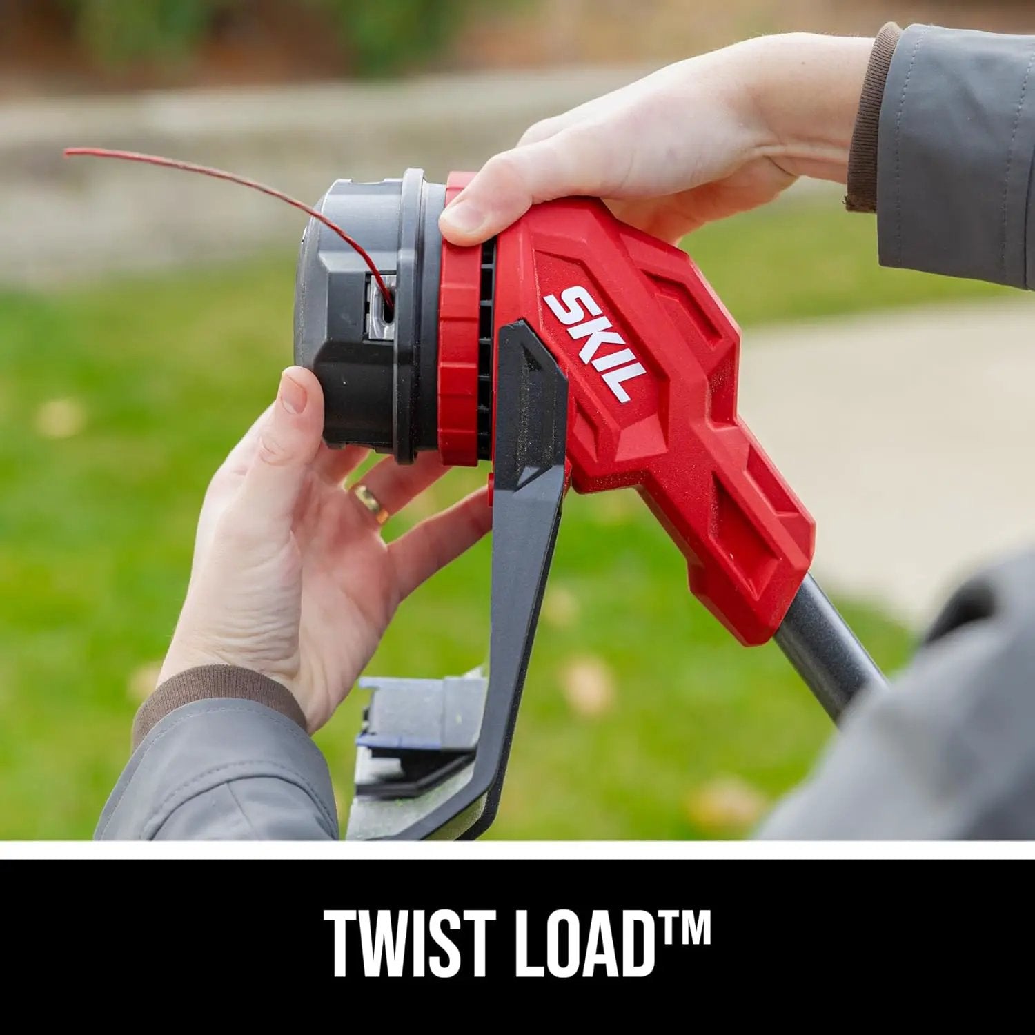 SKIL 40V 14 in.String Trimmer Kit with Twist Load Including 2.0Ah Battery and 60W Charger-LT1400C-11 by GreenHaven Gardens