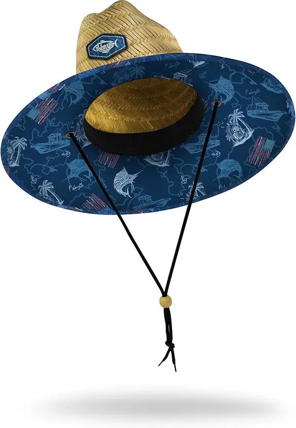 Palmyth Straw Hat for Men & Women Sun Hats, Beach Hat, Fishing Hat Wide Brim UPF 50+ Sun Protection by GreenHaven Gardens