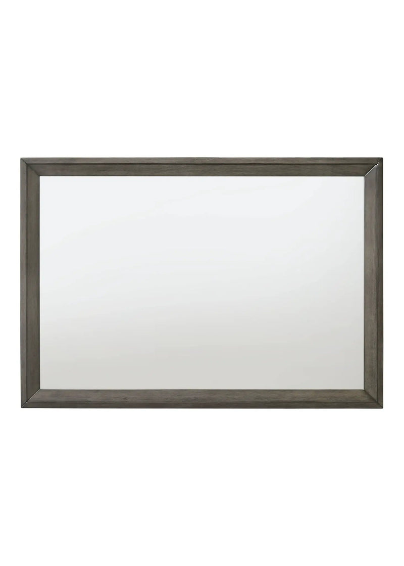 Escher - Mirror - Gray / Oak by Unique Piece Furniture