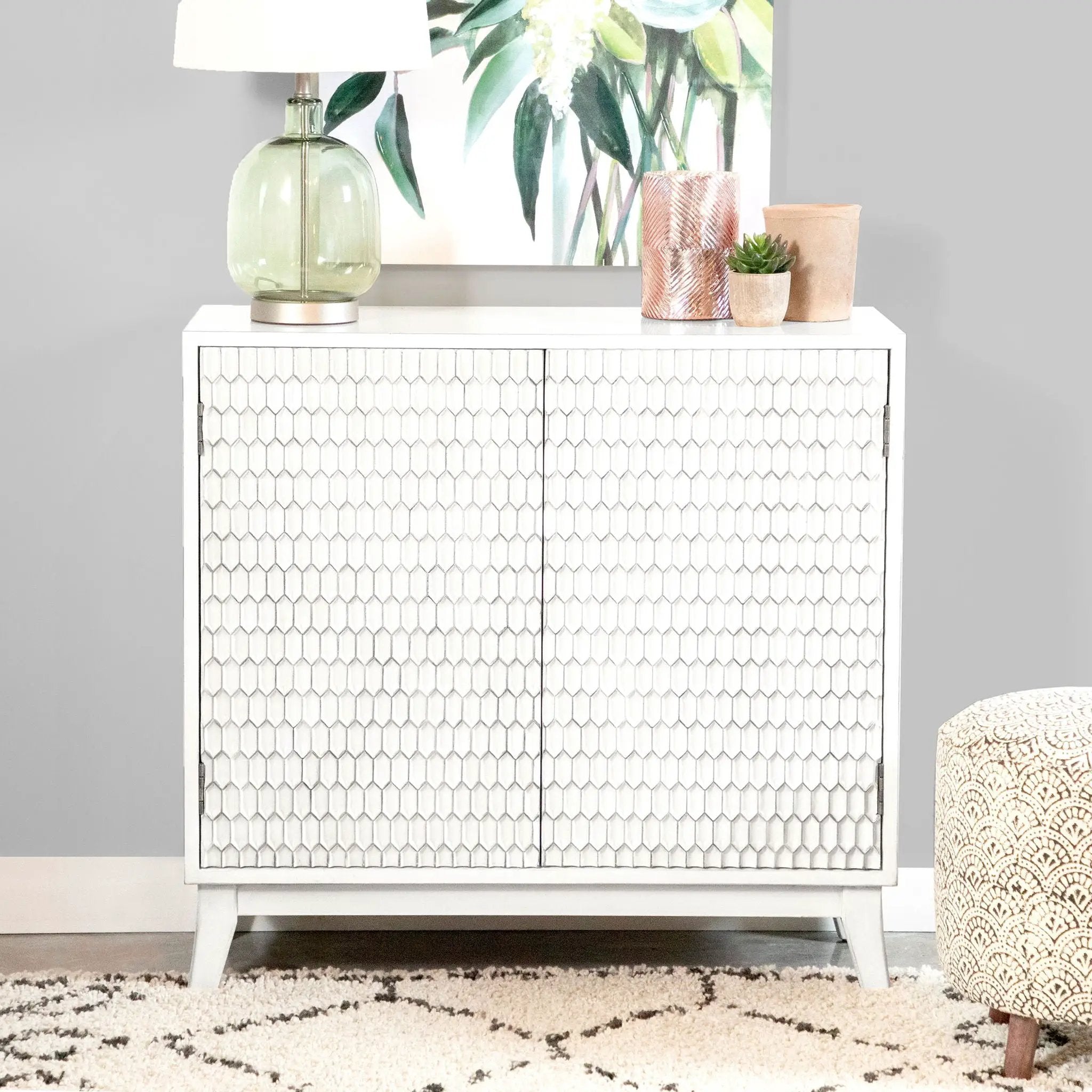 Carillon - 2 Door Accent Cabinet - White by HouseOfZazla