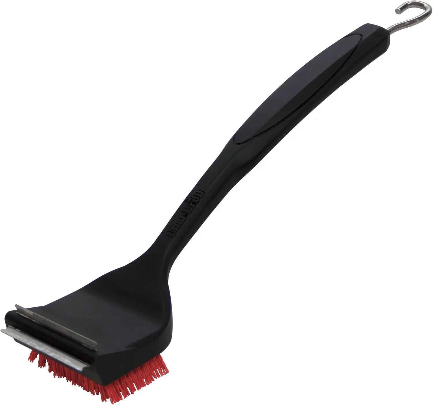 Char-Broil 3-4 Burner Grill Cover + SAFER Nylon Bristle Grill Brush Bundle by GreenHaven Gardens
