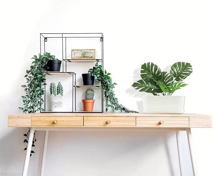 5-Pack Herb Planter,Window Boxes Planters with Multiple Drainage Holes,8.5" x 3.3" Oval Herb Garden Planter indoor/outdoor for Grow Plants, Flowers or Succulents, Deck Railing Window Planter Box by GreenHaven Gardens