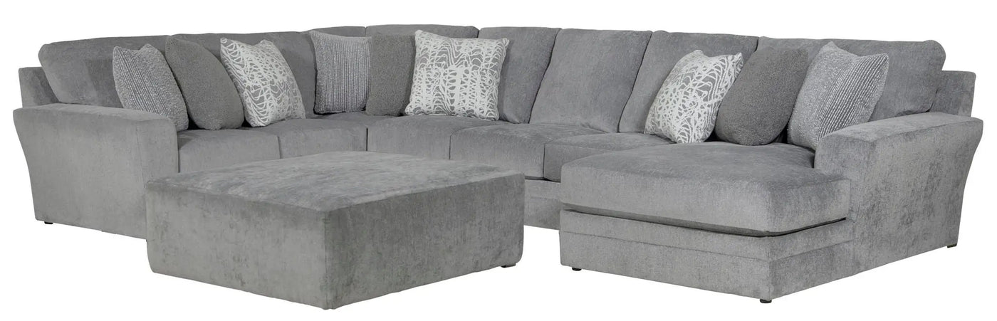 Glacier - Sectional With Cocktail Ottoman by Unique Piece Furniture