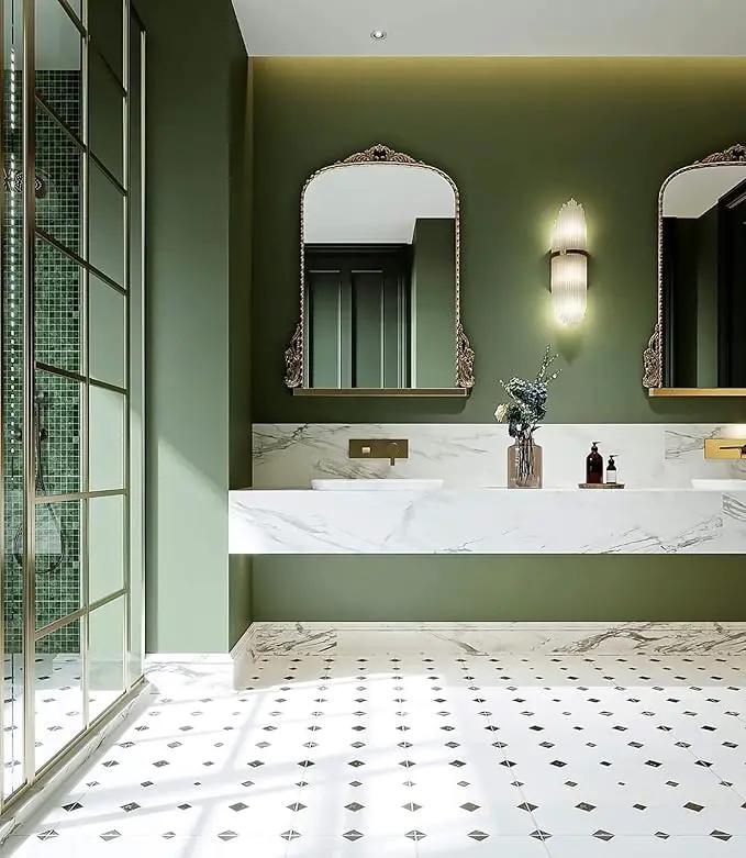 Dimoon 78.7''x15.7'' Green Skin Peel and Stick Wallpaper Contact Paper Modern Self Adhesive Wall Paper Removable Renter Friendly Textured Solid Color Vinyl Roll (78.7''x15.7'',Dark Green Skin) by GreenHaven Gardens