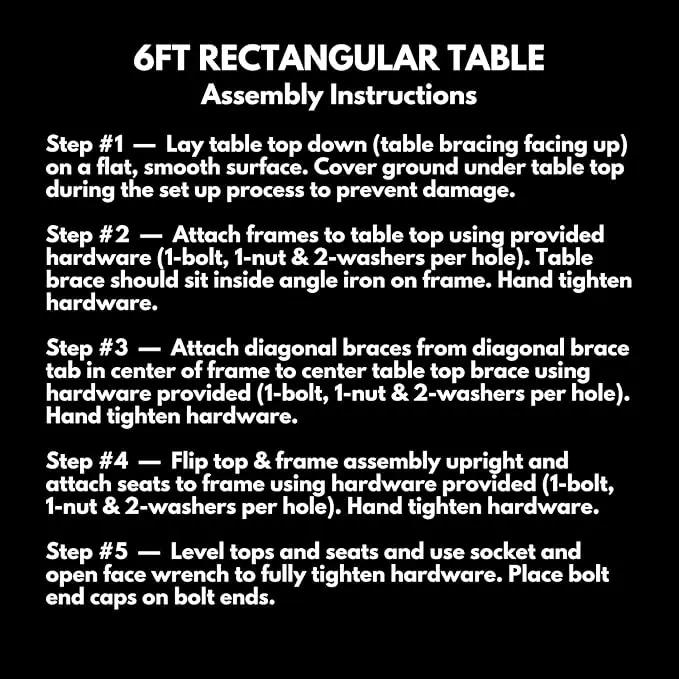 Coated Outdoor Furniture Heavy-Duty Portable Outdoor Picnic Table, Thermoplastic Coated Punched Steel Commercial-Grade Patio Dining Furniture Made in America (6ft Rectangular, Textured Black) by GreenHaven Gardens