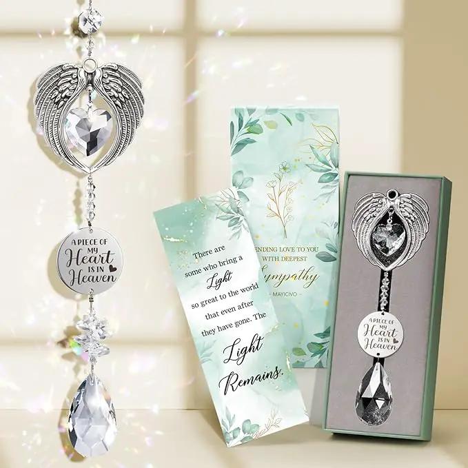 Sympathy Gifts for Loss of Loved One Mom Dad Daughter Son, Unique Memorial Gifts Crystal Suncatcher Bereavement Gift Idea - Grief Condolence Sorry for Your Loss Funeral, Miscarriage Gifts for Mothers by GreenHaven Gardens