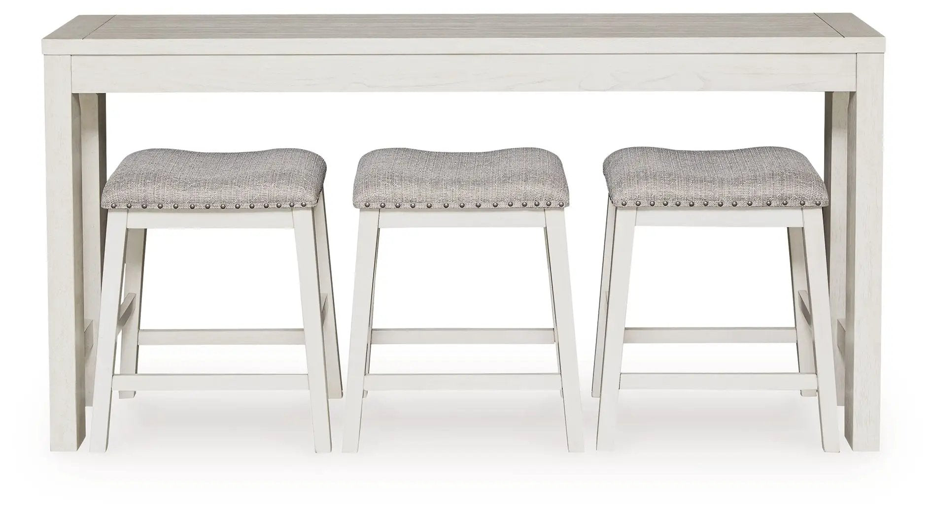 Robbinsdale - Rectangular Dining Room Counter Table Set (Set of 4) - Antique White by Unique Piece Furniture