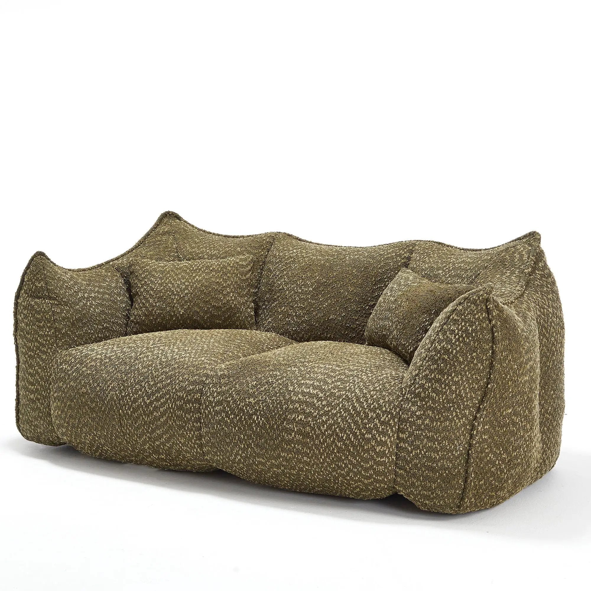 Comfortable Dual Beanbag Chair With High Resilience Foam Core For 2 People by HouseOfZazla