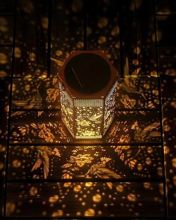 Hummingbird Solar Lantern Outdoor Waterproof - Birthday Gifts for Women Mom Grandma Men, Mothers Day Gifts, Solar Lights Outdoor Hanging Garden Decor for Outside, Patio, Yard, Lawn by GreenHaven Gardens